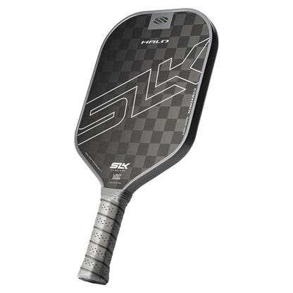 Selkirk Sport SLK Halo Raw Carbon Fiber Pickleball Paddle | Power, Pro and Control Pickleball Paddles | T700, 18K Ultraweave, Aramid Fiber LinkWeave | Designed & Controlled in USA - color: Control | Gray | 2025, size: Max (All - Around Paddle)