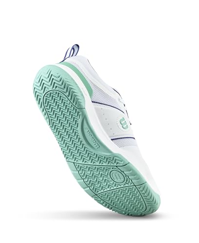 Wilson Pickle Pro - color: White/Bay/Skipper Blue, size: 6.5