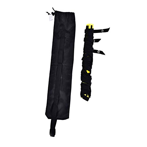Agility Ladder Speed Ladder Training, 16 Rung Adjustable Flat Plastic Rungs with Durable Nylon Straps for Football Rugby Tennis Baseball Sports - color: Yellow