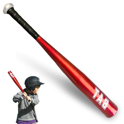 Baseball Bat 20 Inch Portable Sturdy Aluminum Alloy Metal Baseball Bat Stick Lightweight for Outdoor Practice Training
