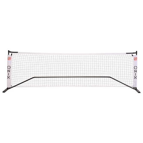 ONIX Pickleball 2-in-1 Regulation-Size Portable Net and Practice Net Set Includes Carrying Case with Wheels