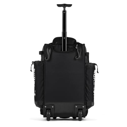 Boombah Rolling Catcher's Superpack Baseball/Softball Gear Bag - 23-1/2" x 13-1/2" x 9-1/2" - Multiple Colors - Telescopic Handle and Holds 4 Bats - Wheeled Version