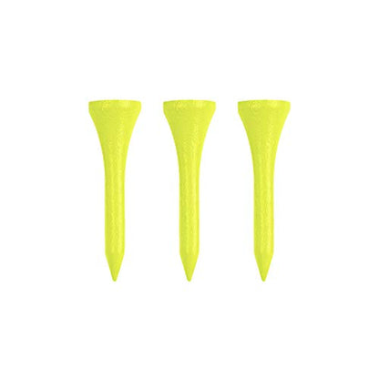 Izzo Wood Golf Tees (200 Pack) - color: Neon Yellow, style: 1.75 Inch