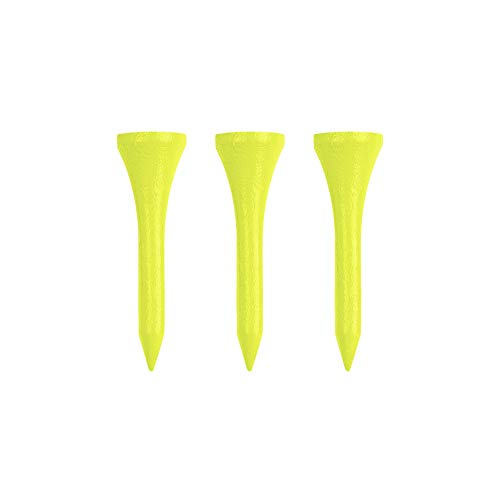 Izzo Wood Golf Tees (200 Pack) - color: Neon Yellow, style: 1.75 Inch