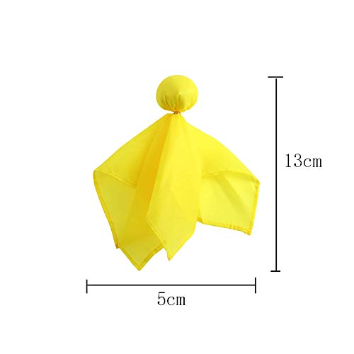 6 Pieces Football Referee Flag Tossing Flags Football Penalty Flag Footballs Challenge Flags for Party Accessory, Yellow