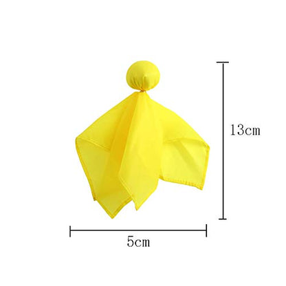 6 Pieces Football Referee Flag Tossing Flags Football Penalty Flag Footballs Challenge Flags for Party Accessory, Yellow