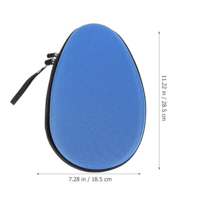 Table Tennis Paddle Case and Racket Bag Eva Hard Shell Protective Storage for Ping Pong Paddle with Ball Holder Portable Sports Organizer for Game Use