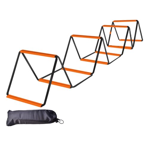 Menolana Agility Ladder Football Footwork Ladder Balance Foldable Agility Training Equipment Speed Ladder for Outdoor Sports Workout