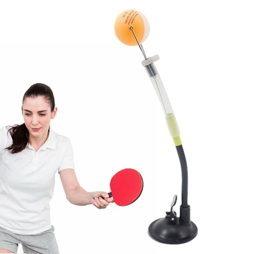 Pong Trainer Robot,Professional Pong Robot Machine - Sucker Type Fixed Rapid Rebound Clip, Stable Table Sucker Trainer, Table Tennis Equipment for Adults Training
