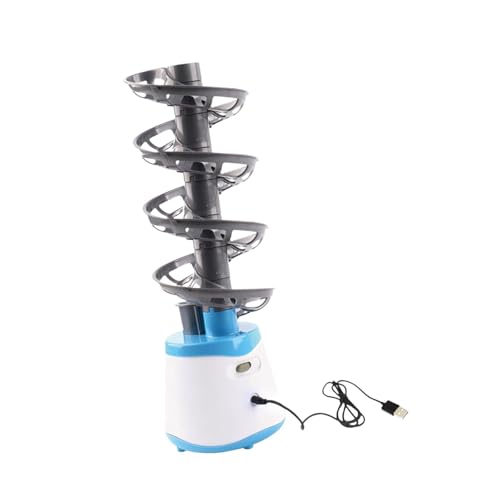 kowaku Table Tennis Robot Portable Table Tennis Equipment Launcher Automatic Table Tennis Serve Machine for Beginners Training - size: Holds 28 Balls