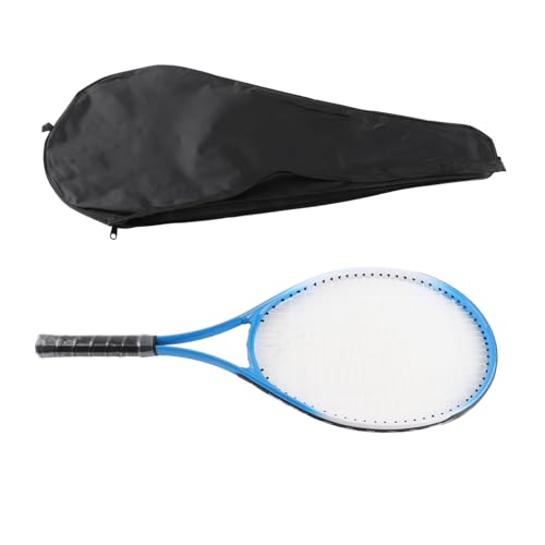 Drfeify 27 Inch Tennis Racket with Lightweight Aluminium and Ergonomic Handle for Adults and Beginners - color: Blue