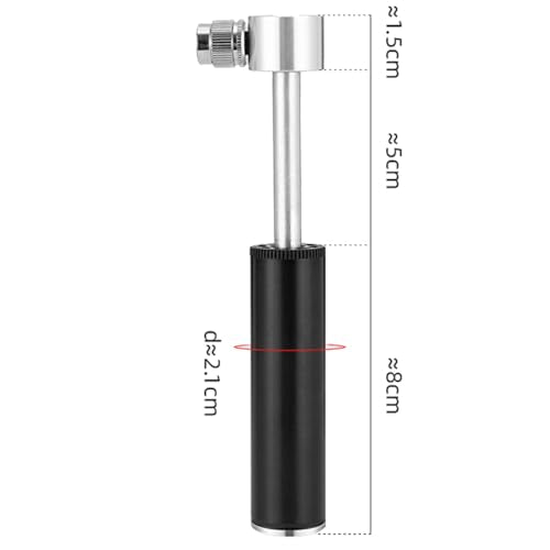 Portable Mini Bicycle Pump, Aluminium Bicycle Air Pump, Easy Inflatable, Ball Basketball Pump, 120 PSI High Pressure Air Pump, Road Pump for Road Bike, Mountain Bikes and Balls