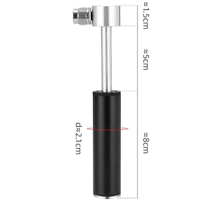 Portable Mini Bicycle Pump, Aluminium Bicycle Air Pump, Easy Inflatable, Ball Basketball Pump, 120 PSI High Pressure Air Pump, Road Pump for Road Bike, Mountain Bikes and Balls