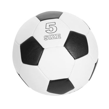 GARVALON Size 5 Pu Soccer Ball for Training and Match Play, Machine Stitched Football for Adults, Sturdy Outdoor Team Sports Ball Suitable for Soccer Practice and Recreation
