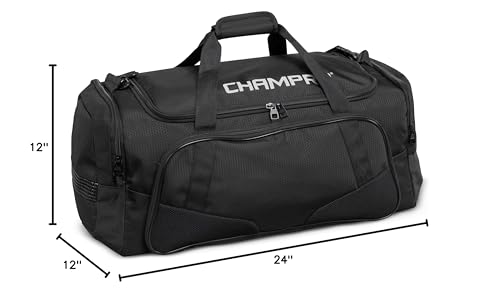 Champro Large Team Duffel Bag - color: Black