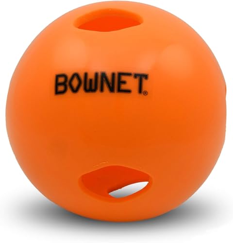 Bownet Hollow Flex Training Balls – Durable Baseball & Softball Practice Balls, Lightweight Flexible Drill Balls for Throwing, Fielding & Batting Training - size: 9"