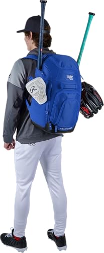 Rawlings | FRANCHISE 2.0 Player's Backpack | Baseball/Softball | Rec/Travel | Multiple Styles | Baseball/Softball - color: ROYAL