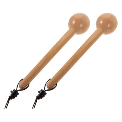 Generic 2pcs Baseball Glove Mallet Portable Wooden Hammer for Softball Glove Shaping Ergonomic Design Smooth Finish for Baseball