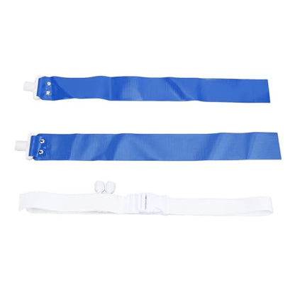 Flag Football Belts, 2 Flags per Belt with Adjustable Buckle Design for Kids Adults, Football Training Accessories for Outdoor Sports Games (Blue)
