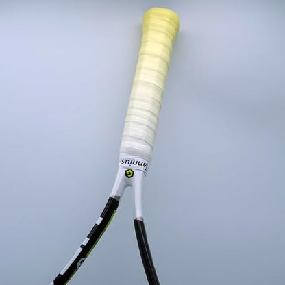 Tacky Tennis Racket Grip Tape, 6 Pack Tennis Grips, Absorbent and Enhanced Tennis Racquet Overgrip Tape（Gradient Color - color: Yellow
