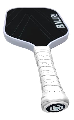 BALLR Pro Pickleball Paddle with T700 Carbon Fiber Surface for Increased Spin and Control - USAPA Approved