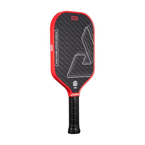 JOOLA Double Vision 16mm Pickleball Paddle - Signature and Standard Shape - Aramid Surface for Softer Responsive Touch - SK Film for Reduce Vibration - USAP Approved - NFC Chip Enabled