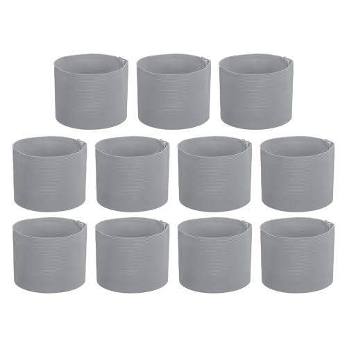 PATIKIL Soccer Captain Armband, Captain Arm Bands for Soccer Elastic Captain Arm Band Sports Captain Armband - color: Light Grey