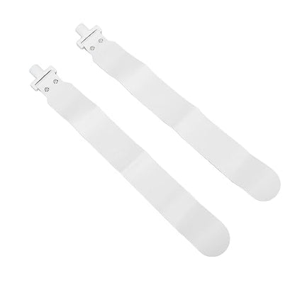 Adjustable Flag Football Set, 5 PCS PP Flag Football Belts with 10 Flags for Youth and Adults, Durable Training Equipment for Beach Games and Team Sports (White)