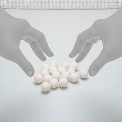 3 Pcs White Table Tennis Sports Balls Ping Pong Ball Club Match Balls High Elasticity Table Tennis Outdoor Sport Accessories 40mm Durability Gam