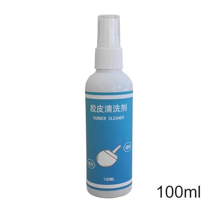 Pong Paddle Rubber Cleaner - 100ml Racket Care Agent with Sponge,Cleans Dust, Oil Stains, Sweat from The Rubber to Maintain Its Good Grip and Elasticity