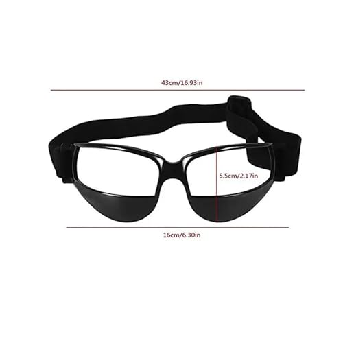 Dribbling Goggles Basketball 4PCS Outdoor Training Frames - Anti Bow Sportswear Supplies for Teenagers Basketball - color: B