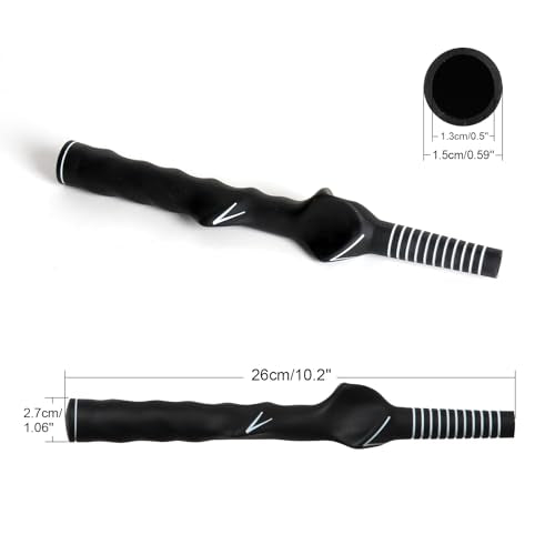 Singelila 1Pcs Right-Hand Golf Training Grip, Golf Swing Trainer Practice Aid for Grip Alignment & Muscle Memory, Golf Accessories for Beginners