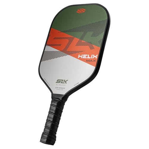 Selkirk Sport SLK Helix Pro Pickleball Paddle | Thermoformed Carbon Fiber Pickleball Paddles with Carbon Fiber & Fiberglass Hybrid Face | Unmatched Control - color: Legend Olive