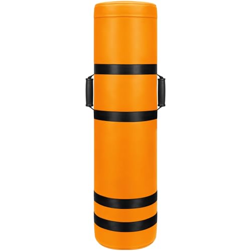Arrowbash Unfilled Football Tackling Dummy 4 ft Sports Training Dummy Football Training Equipment with Handles for Youth College Drills Kickboxing Martial Basketball Practice, Unfilled - color: Orange