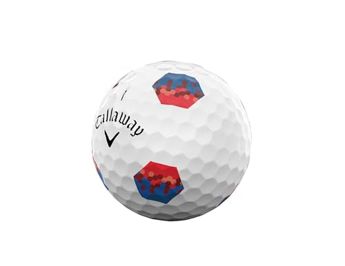 Callaway Golf Chrome Soft 2026 Golf Balls - color: Tru Track Blue/Red