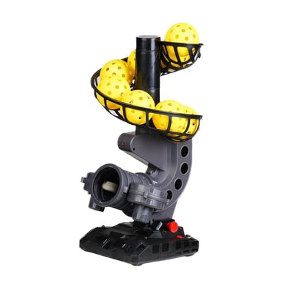 Portable Pickleball Machine for Solo Practice - 9 Ball Capacity, Tripod Compatible, Lightweight PP Construction