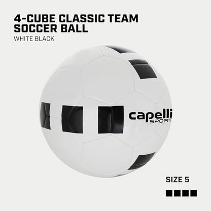 Capelli Sport Soccer Ball Sizes 4, 5 and Mini for Training, Practice Drills and League Play, Youth and Adult