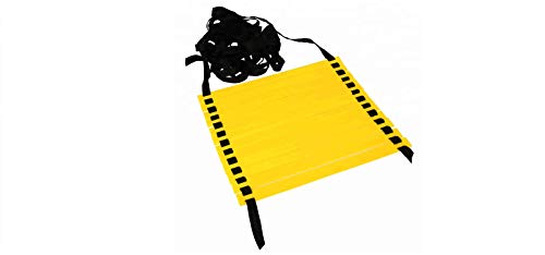 txmachine® Agility Ladders Speed Ladder Training Ladder for Soccer, Speed, Football Fitness Feet Training with Carry Bag - color: blue, size: 16.4ft/10 rungs