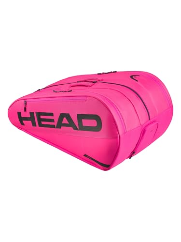 HEAD Tour Racquet Bag XL (12R) Tennis Bag - Holds Up to 12 Racquets, CCT+ Climate Control Technology, 3 Main Compartments, Shoe Pocket & Backpack Carry System - color: Pink