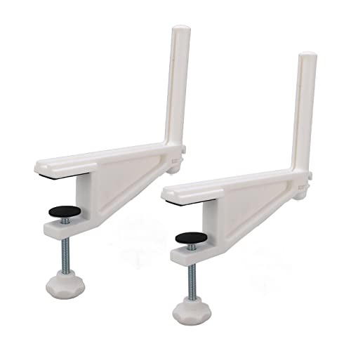 Table Tennis Adjustable Screw Clamp Post Kit, High Tension Advanced Dense Collapsible Table Tennis Net with Clamp Post for Training