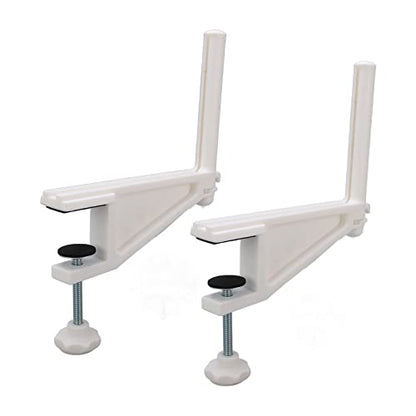 Table Tennis Adjustable Screw Clamp Post Kit, High Tension Advanced Dense Collapsible Table Tennis Net with Clamp Post for Training
