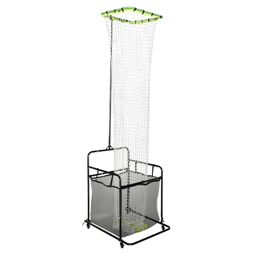 Volleyball Setting Trainer,Adjustable Height and Angle Volleyball Target Net Setter Training Equipment w/Ball Collection Bag for Beginner Outdoor Practice