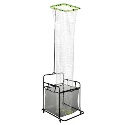 Volleyball Setting Trainer,Adjustable Height and Angle Volleyball Target Net Setter Training Equipment w/Ball Collection Bag for Beginner Outdoor Practice