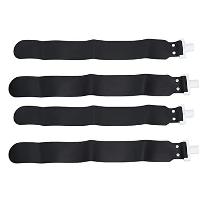 Adjustable Flag Football Set 5 PCS PP Adjustable Flag Football Belts for Youth and Adults Training Equipment - color: Black
