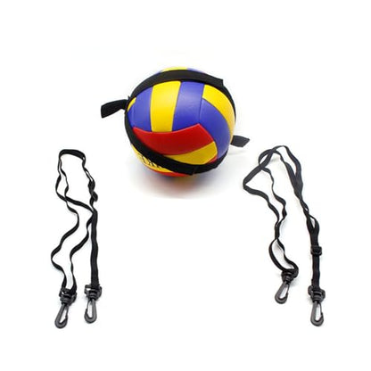 Happyyami Indoor Volleyball Spike Trainer Strap for Jumping and Hitting Practice Wear-Resistant Nylon Volleyball Training Equipment for Skill Improvement and Technique Enhancement
