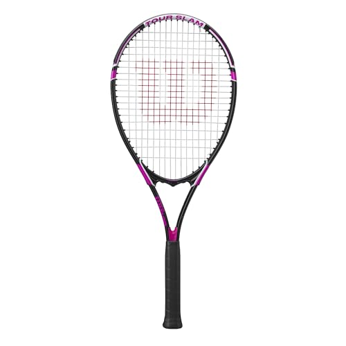 Wilson Tour Slam Adult Tennis Racquet - color: Black/Pink