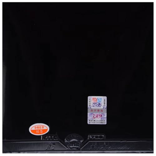 Friendship 729 Table Tennis Rubber for Training, Beginners, and Advanced Players - color: 02 Black - Hardness 44