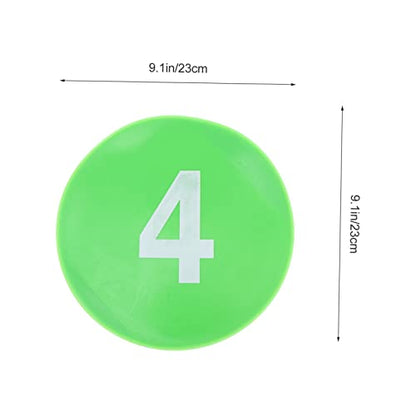 1set Football Training Markers Multi Dishes for Soccer Basketball and Sports Drills Carry Bag Includes Numbers Portable Bag