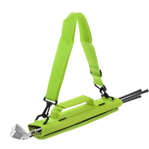 PATIKIL Lightweight Carry Bag, Mini Golf Club Bag with Adjustable Strap for Men Women Golfer Pouch Driving Range Carrier Course Training Practice Case - color: Grass Green