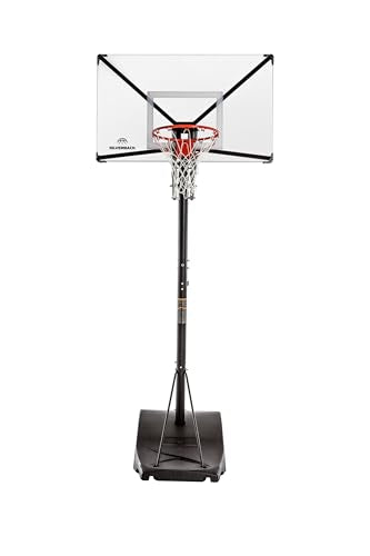 Silverback NXT Portable Adjustable 10ft Outdoor Basketball Hoop - 50" and 54" Basketball Goal Backboard Available - Assembles in 90 Minutes
